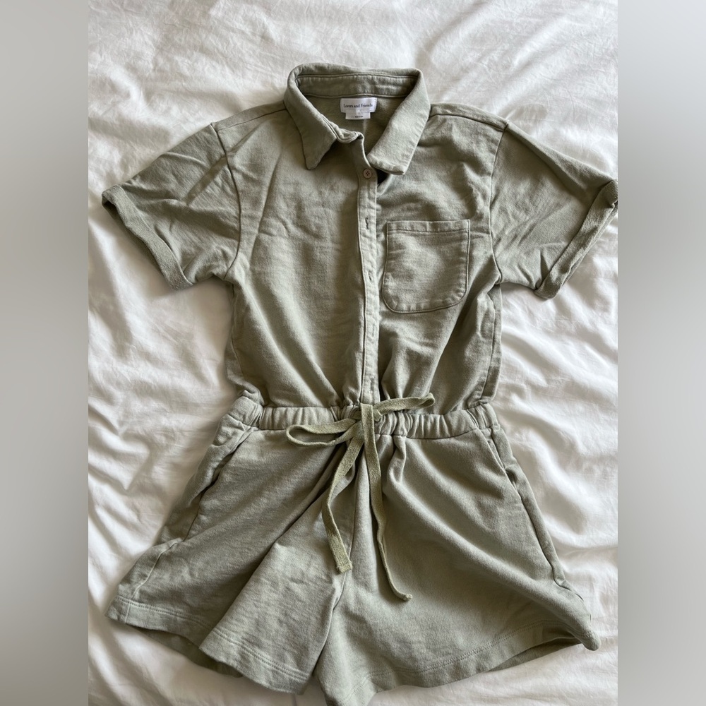 Mint green romper